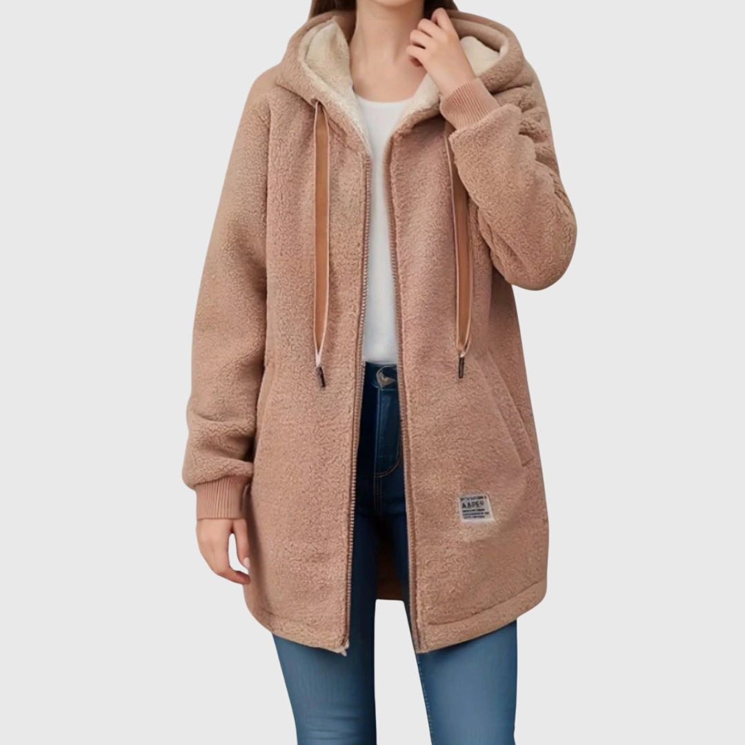 Karla Kuschelige Fleecejacke für Damen Foto 3
