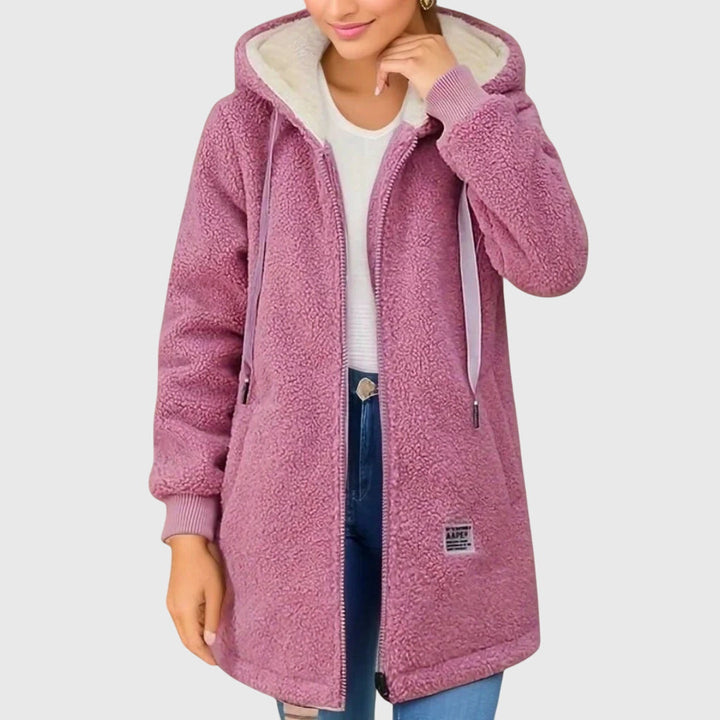 Karla Kuschelige Fleecejacke für Damen Foto 4