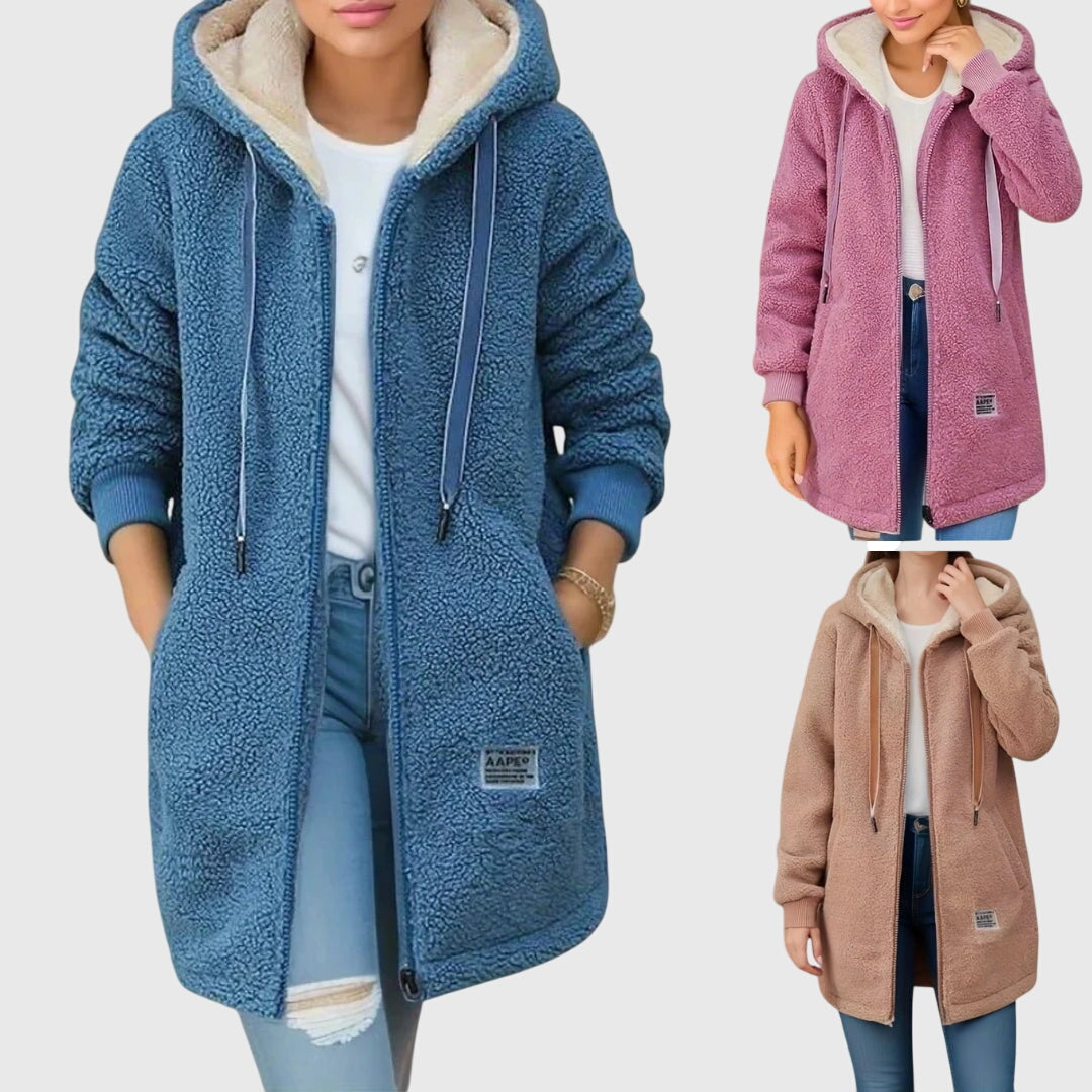Karla Kuschelige Fleecejacke für Damen Foto 5