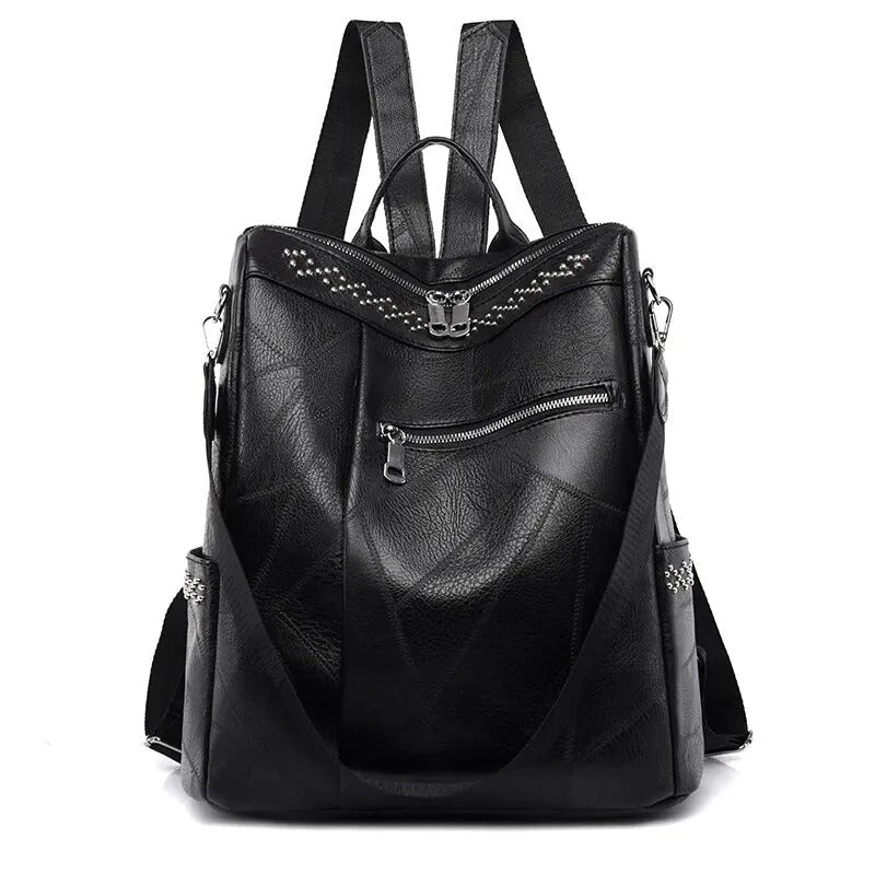Leana Vintage-Leder-Rucksack Foto 1