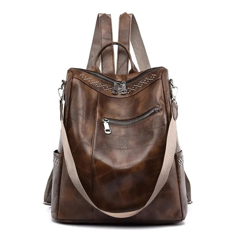 Leana Vintage-Leder-Rucksack Foto 2