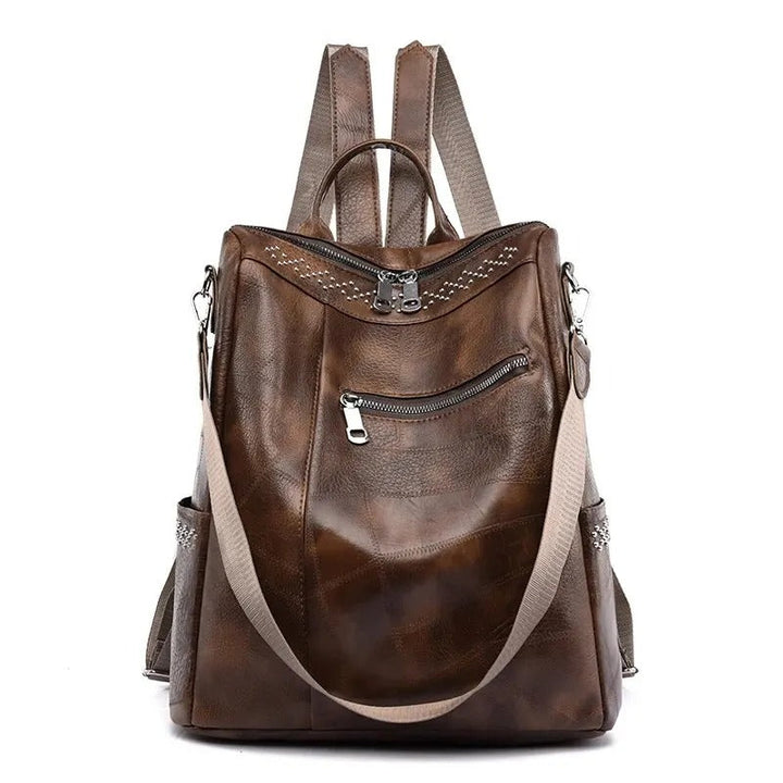 Leana Vintage-Leder-Rucksack Foto 2