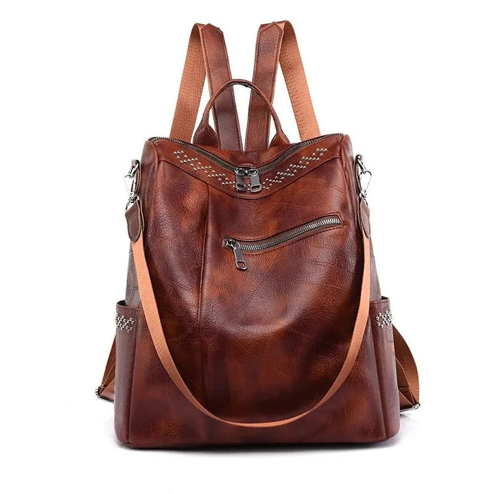 Leana Vintage-Leder-Rucksack Foto 4