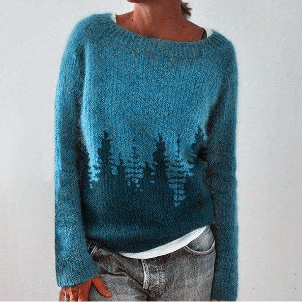 Lieselotte Retro-Pullover mit Print Foto 1