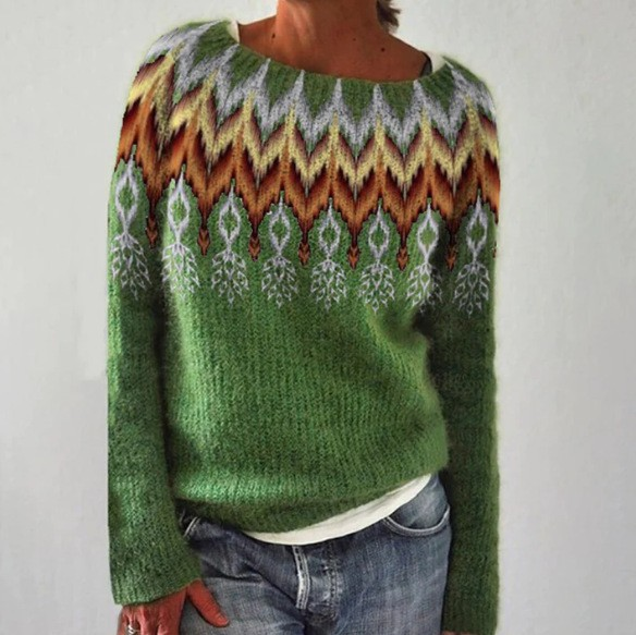 Lieselotte Retro-Pullover mit Print Foto 3