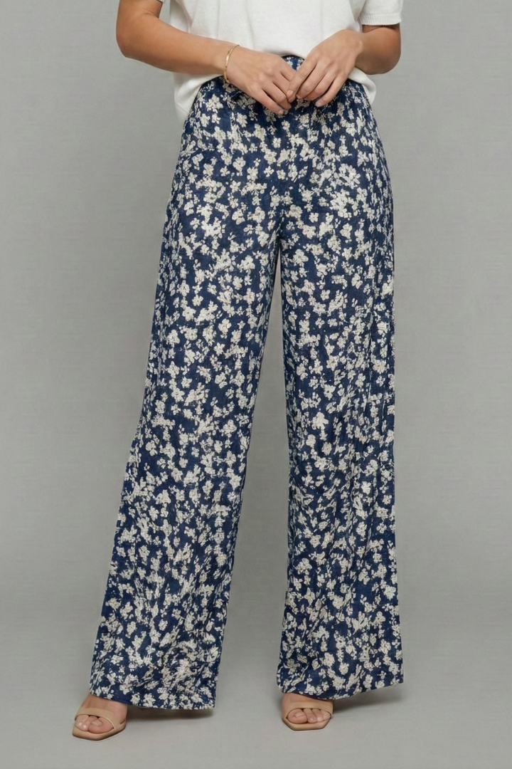 Lore Palazzo-Sommerhose mit Blumenprint Foto 5