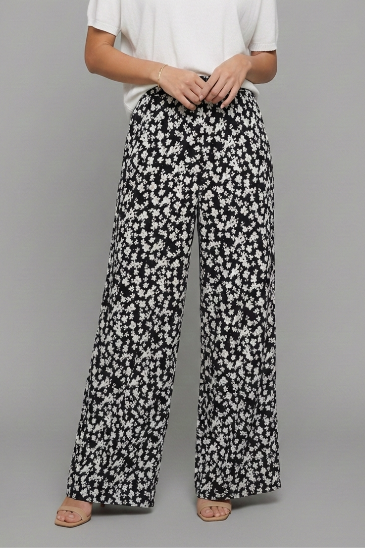 Lore Palazzo-Sommerhose mit Blumenprint Foto 7