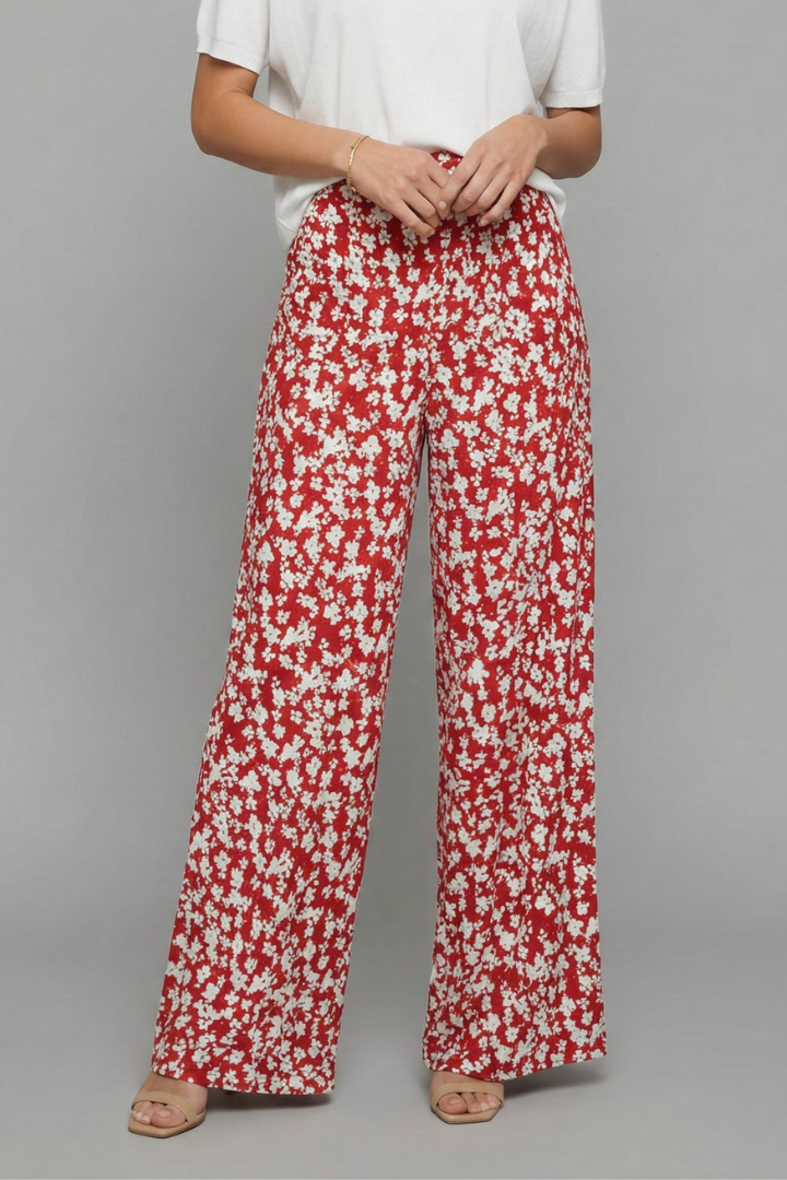 Lore Palazzo-Sommerhose mit Blumenprint Foto 8