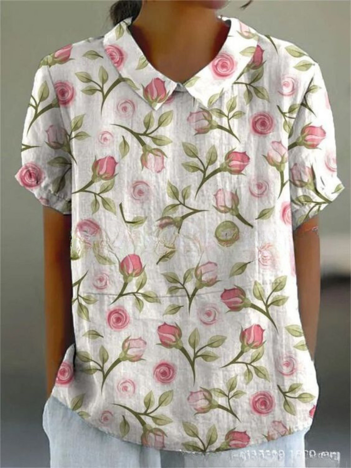 Marlies Florale Bluse mit Kragen im Casual-Stil Foto 5