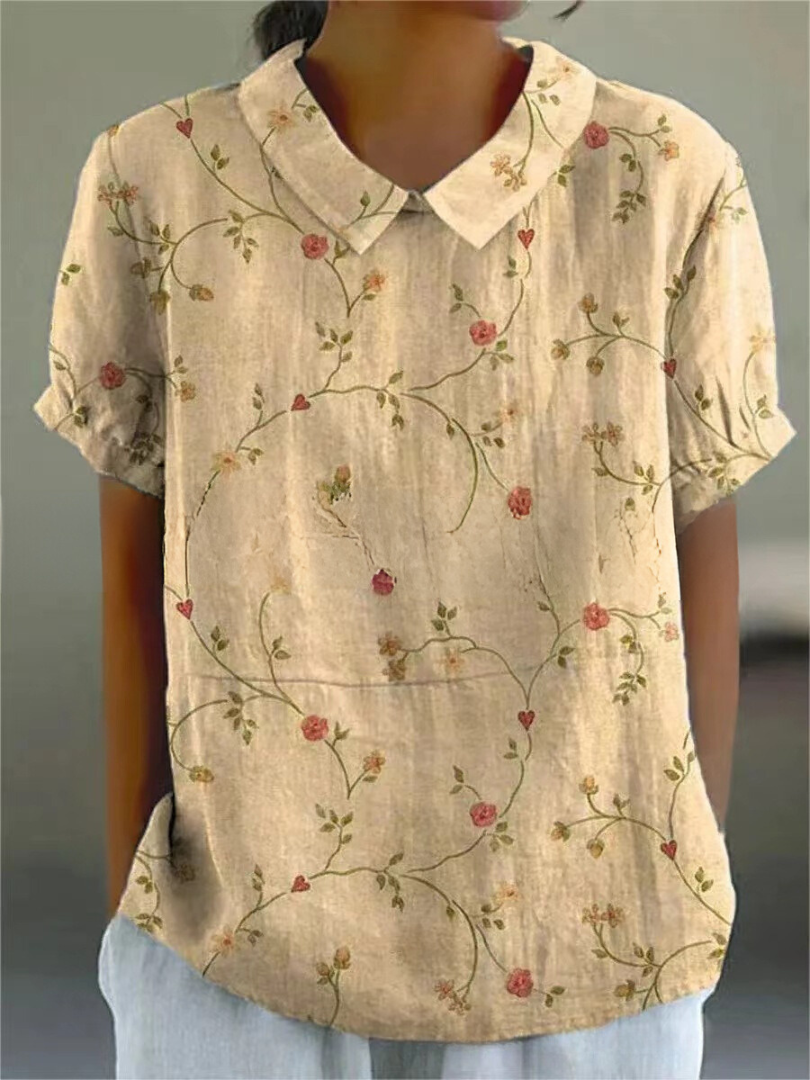 Marlies Florale Bluse mit Kragen im Casual-Stil Foto 6
