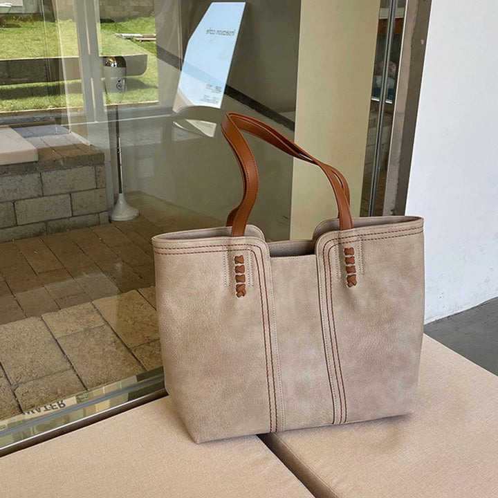 Mechthild Minimalistische Tote Bag aus Kunstleder Foto 1