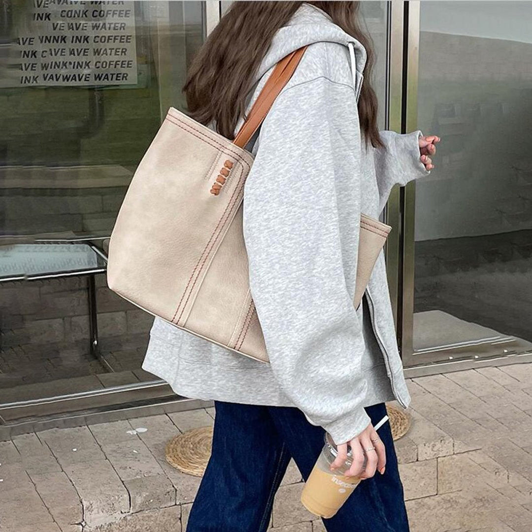 Mechthild Minimalistische Tote Bag aus Kunstleder Foto 3