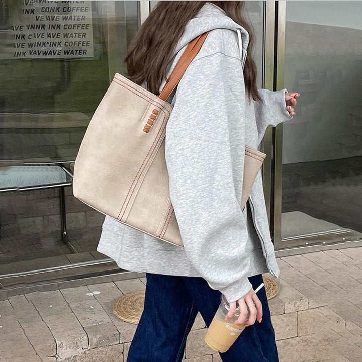 Mechthild Minimalistische Tote Bag aus Kunstleder Foto 3