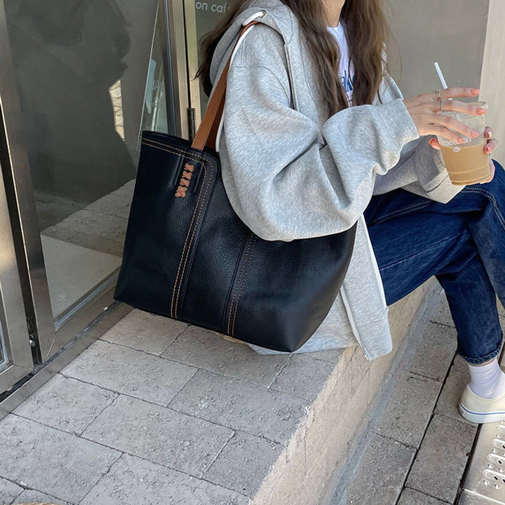 Mechthild Minimalistische Tote Bag aus Kunstleder Foto 5