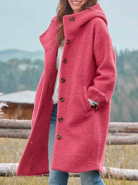 Notburga Fleece-Mantel im Plüsch-Look Foto 1