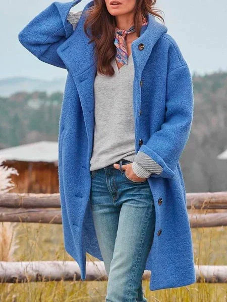 Notburga Fleece-Mantel im Plüsch-Look Foto 3