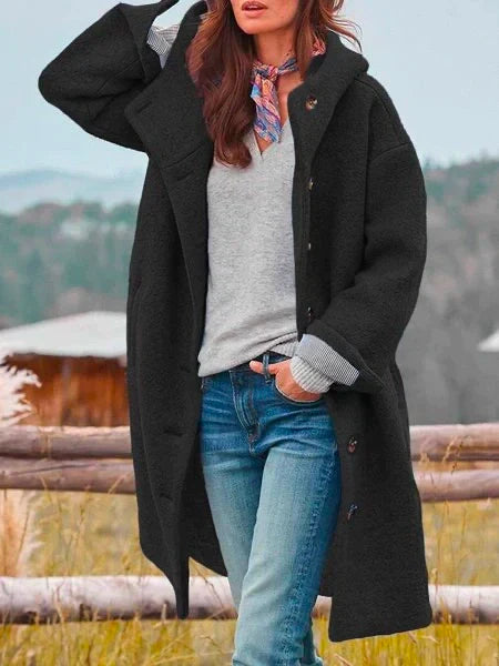 Notburga Fleece-Mantel im Plüsch-Look Foto 4