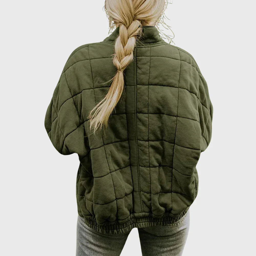Quilted Tailored Refined Puffer Jacket (2)