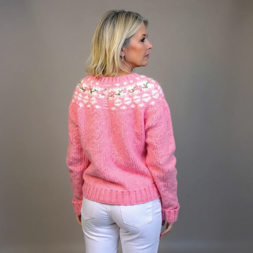 Sieglinde Strickjacke im isländischen Vintage-Muster Foto 2