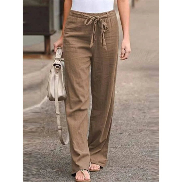 Tamara Gerade Leinenhose mit Tunnelzug Foto 6