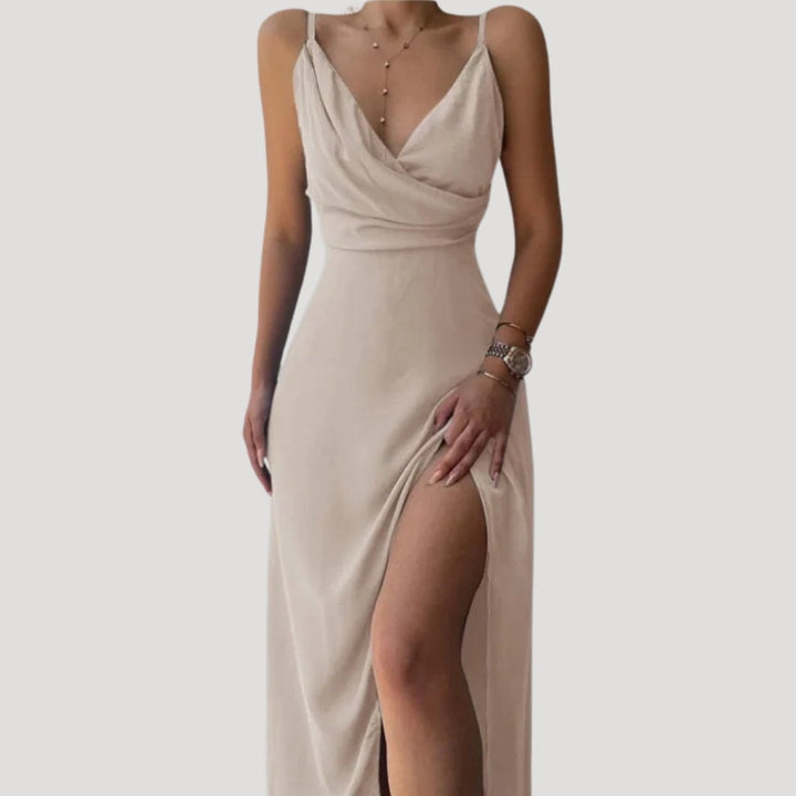 Theresa Maxikleid mit Beinschlitz Foto 2