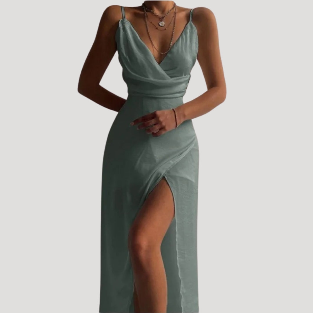 Theresa Maxikleid mit Beinschlitz Foto 6