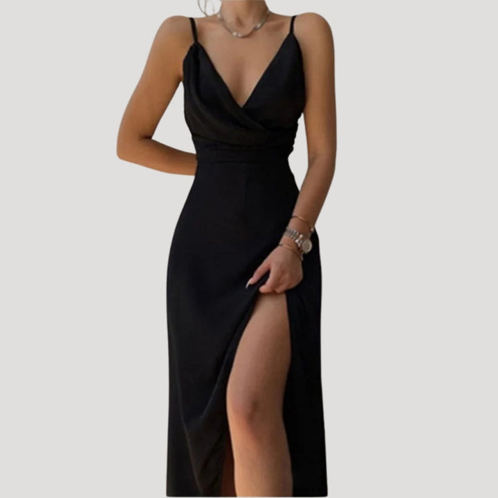 Theresa Maxikleid mit Beinschlitz Foto 7