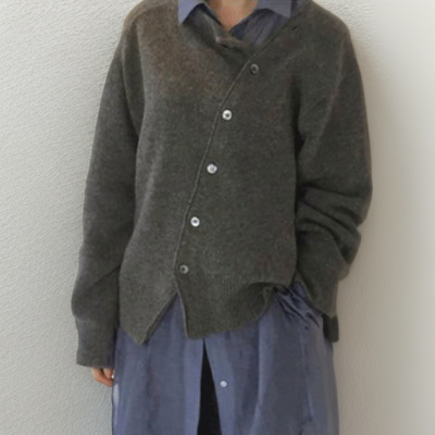 Traudl Bequeme Strickjacke im Grobstrick Foto 3